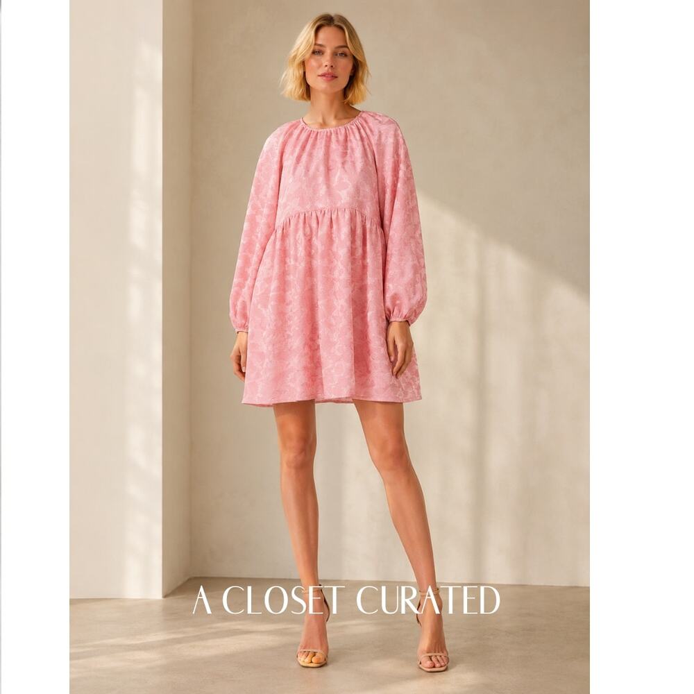Stine Goya Kelly Mini Dress Pink NEW
